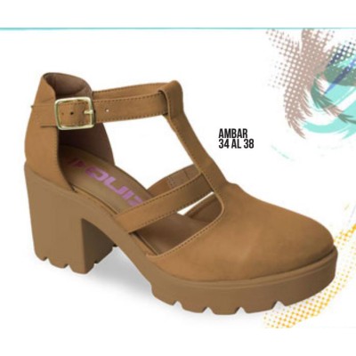 ZAPATOS PLATAFORMA ALTA COD:48-69221