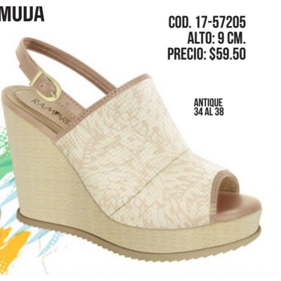 ZAPATOS PLATAFORMA MAGNOLIA COD: 17-57213 A