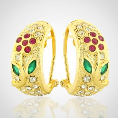 ARETE ROSA DE CRISTALES CON CIRCON COD:JFA39