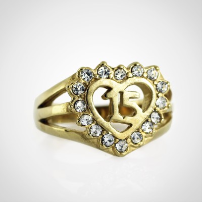 ANILLO QUINCEAÑERAS EN ACERO INOXIDABLE