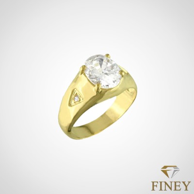 ANILLO ENCHAPADO EN ORO ANCHO COD:11006