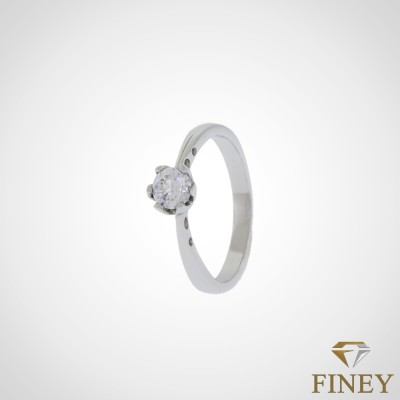 ANILLO SOLITARIO DE ACERO INOXIDABLE COD: 1930