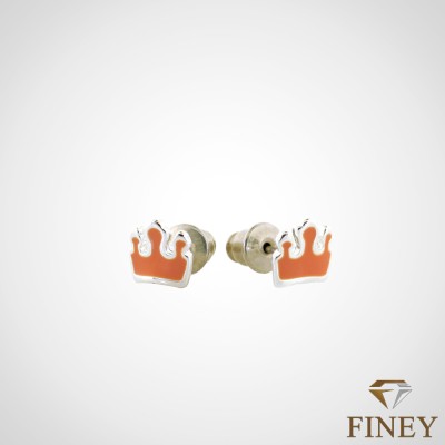 ARETE DE POSTE ENCHAPADO EN PLATA COD:09307