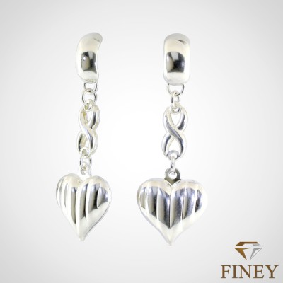 ARETE LARGO ENCHAPADO EN PLATA COD:204034