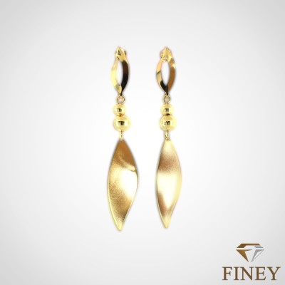 ARETE LARGO ENCHAPADO EN ORO COD:30187