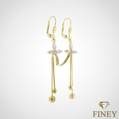 ARETE ENCHAPADO EN ORO LARGO COD:403307