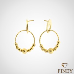 ARETE DE POSTE LARGO CON ESFERAS COD: 003228