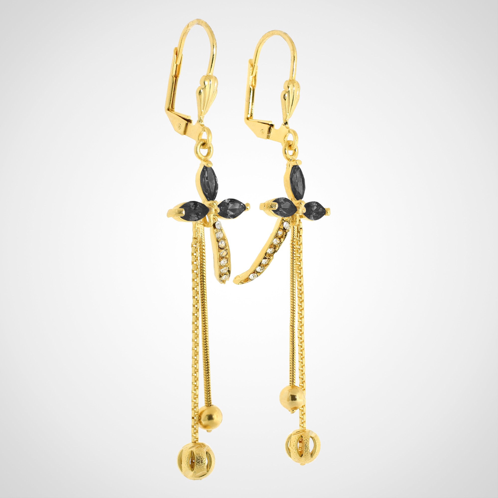 ARETE FLOR DE ZIRCONES COD: JFAR_32