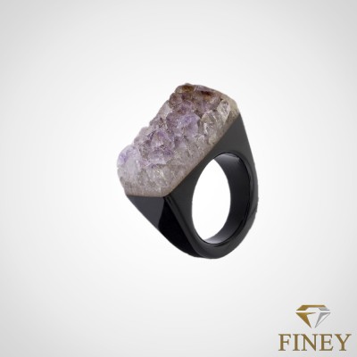 ANILLO DE ACERO INOXIDABLE NEGRO COD:1974