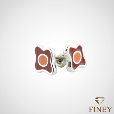 ARETE DE POSTE ENCHAPADO EN PLATA COD:19316