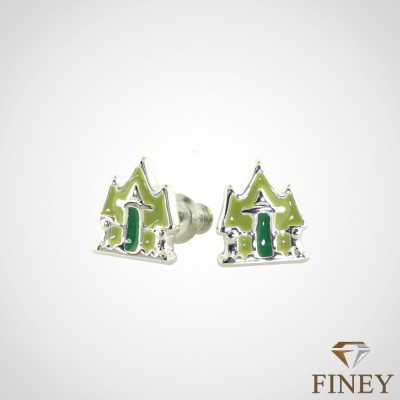 ARETE PEQUEÑA ENCHAPADO EN PLATA COD:29306