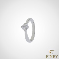 ANILLO SOLITARIO DE ACERO INOXIDABLE COD:1945